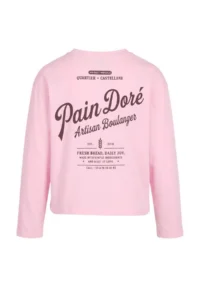 TRENDYOLMİLLA PINK 100% Cotton Slogan Printed Oversized/Wide Cut Knitting T-Shirt - Image 5