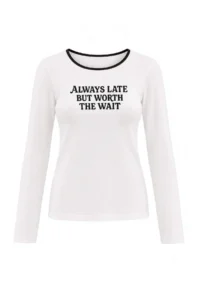 TRENDYOLMİLLA Ecru Knitting T-Shirt