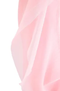 TRENDYOLMİLLA PINK Plain Bolero Choker Collar Standard Sleeve LONG Super Crop Tulle Knitting Blouse - Image 10