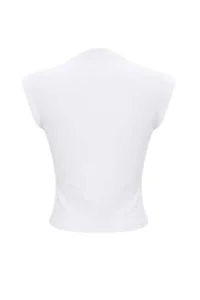 TRENDYOLMİLLA Black-Ecru-Burgundy 3 Sets Pack Fitted High Neck Knitting Blouse - Image 13