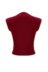 TRENDYOLMİLLA Black-Ecru-Burgundy 3 Sets Pack Fitted High Neck Knitting Blouse - Image 16