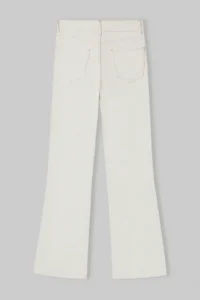 TRENDYOLMİLLA Ecru High Waist Ekstra Flexible Flare flared leg jeans - Image 6