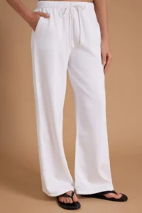 TRENDYOLMİLLA WHITE High Waist Wide Leg Tencel Blended jeans - Image 3