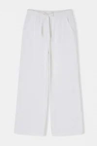 TRENDYOLMİLLA WHITE High Waist Wide Leg Tencel Blended jeans - Image 5