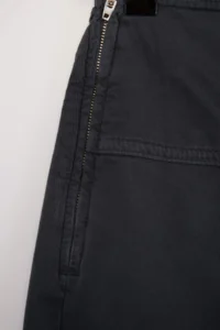 TRENDYOLMİLLA Anthracite 100% Cotton High Waist DENIM Shorts Skirt - Image 7
