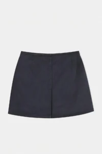 TRENDYOLMİLLA Anthracite 100% Cotton High Waist DENIM Shorts Skirt - Image 9