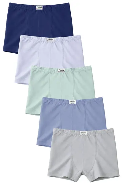 Onurel 5 Sets Colorful Lycra Boys' Boxers