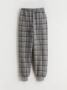 LC Waikiki Gray LCW KidsBisiklet Collar Men Kids Pajama Set - Image 5
