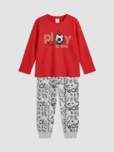 LC Waikiki Red LCW KidsPrinted Boys' Pajamas Set - Image 2