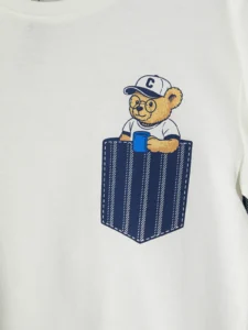 LC Waikiki Ecru LCW KidsBisiklet Collar Men Kids Pajama Set - Image 6