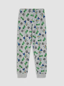 LC Waikiki Navy Blue LCW KidsMinecraft Licensed Men Kids Pajama Set - Image 6
