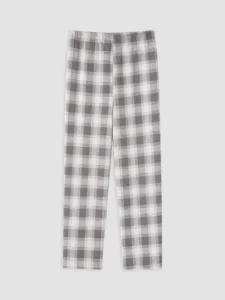 LC Waikiki Gray LCW KidsBisiklet Collar Printed Boys' Pajamas Set - Image 4