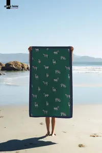 Marte Home Zebra Beach Towel - Image 2