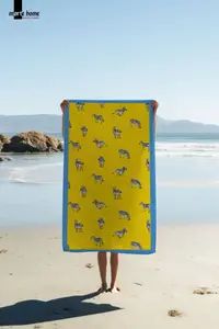 Marte Home Zebra Beach Towel - Image 2