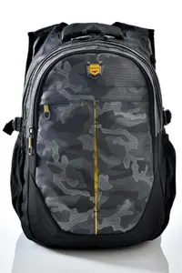 Relaxion Gray Camo Patterned School Backpack Size 40x26cm - Image 2
