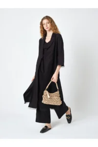 Pierre Cardin Gold Women Wicker Handbag 05pc25y20204 - Image 2