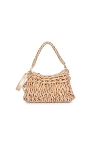 Pierre Cardin Gold Women Wicker Handbag 05pc25y20204 - Image 5