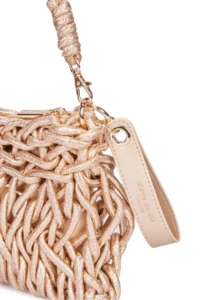 Pierre Cardin Gold Women Wicker Handbag 05pc25y20204 - Image 7