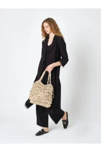 Pierre Cardin Women Wicker Handbag 05pc25y20288 - Image 2