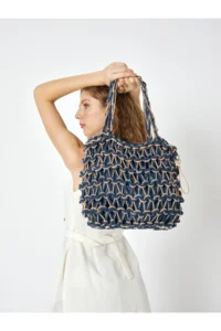 Pierre Cardin Women Wicker Handbag 05pc25y20288 - Image 3