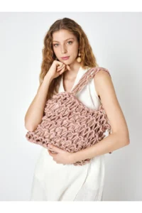 Pierre Cardin Women Wicker Handbag 05pc25y20288 - Image 3
