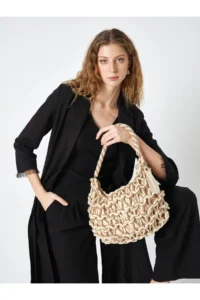 Pierre Cardin Women Wicker Handbag 05pc25y20291 - Image 3