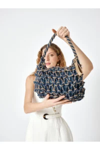 Pierre Cardin Women Wicker Handbag 05pc25y20291 - Image 3