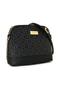 Pierre Cardin Black Large Alphabet Women's Crossbody Bag - Image 3