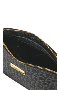 Pierre Cardin Black Large Alphabet Women's Crossbody Bag - Image 4