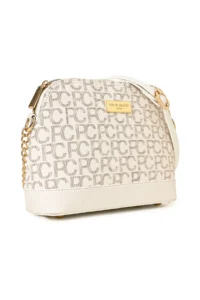 Pierre Cardin Beige Big Alphabet Women's Crossbody Bag - Image 3