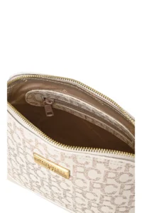 Pierre Cardin Beige Big Alphabet Women's Crossbody Bag - Image 4