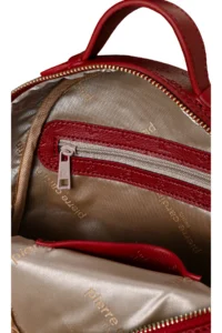Pierre Cardin Red Floater Women Backpack - Image 4