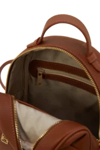Pierre Cardin Print Camel Women Backpack - Image 6