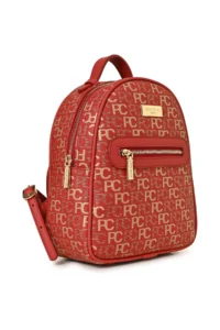 Pierre Cardin Red Tram Alphabet Women's Backpack - Image 2