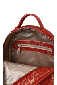 Pierre Cardin Red Tram Alphabet Women's Backpack - Image 4