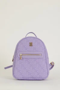 Pierre Cardin Lavender Tram Alphabet Women's Backpack - Image 2
