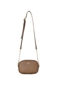 Pierre Cardin Tan Print Women Crossbody Bag