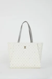 Pierre Cardin WHITE Monogram Women Shoulder Bag - Image 2