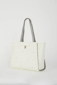 Pierre Cardin WHITE Monogram Women Shoulder Bag - Image 3