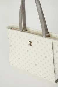 Pierre Cardin WHITE Monogram Women Shoulder Bag - Image 4