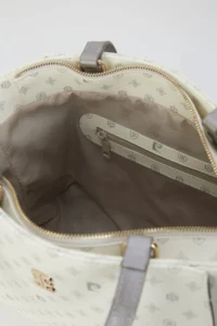 Pierre Cardin WHITE Monogram Women Shoulder Bag - Image 5