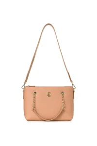 Pierre Cardin Dark nude Print Women Crossbody Bag
