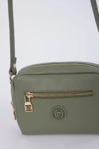 Pierre Cardin Print Green Women Shoulder Bag - Image 6