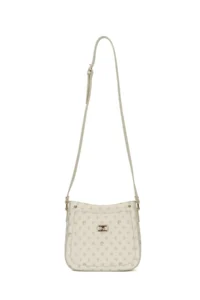 Pierre Cardin WHITE Monogram Women Shoulder Bag - Image 2