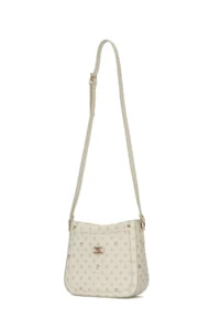 Pierre Cardin WHITE Monogram Women Shoulder Bag - Image 3