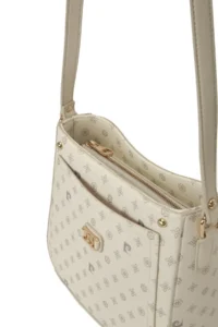 Pierre Cardin WHITE Monogram Women Shoulder Bag - Image 4