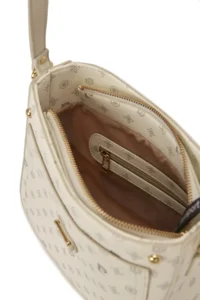Pierre Cardin WHITE Monogram Women Shoulder Bag - Image 5