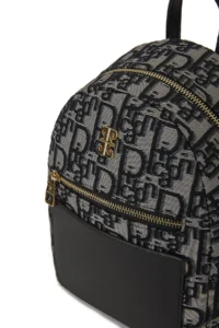 Pierre Cardin Black Women Backpack - Image 4
