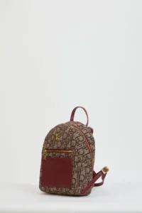 Pierre Cardin Burgundy Women Backpack - Image 3
