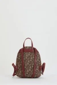 Pierre Cardin Burgundy Women Backpack - Image 5